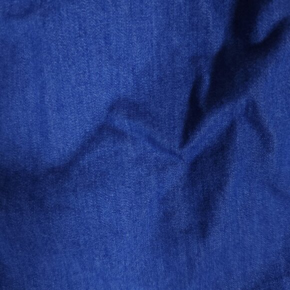 Old Navy Classic Button Shirt Womens XS Blue Chambray Denim Top Preppy Work - Picture 9 of 11